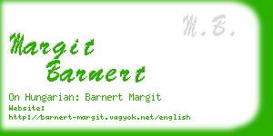 margit barnert business card